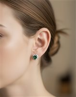 Earrings Ultima Edizione Woman in Silver OAO7188 VERDE - OAO7188 VERDE